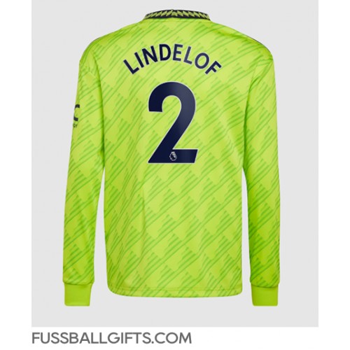 Manchester United Victor Lindelof #2 Fußballbekleidung 3rd trikot 2022-23 Langarm